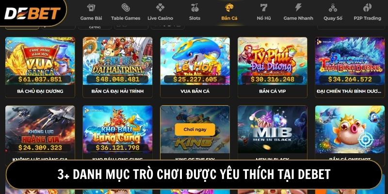 Bắn cá đơn giản, mang tính giải trí cao và phần thưởng lớn